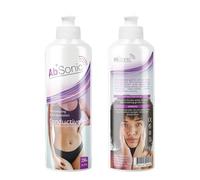 Absonic - Conductive Gel for Cavitation, Microcurrent, Radiofrequency, TENS, EMS, Muscle Stimulation, NuFace, Facial Devices, Body Sculpting & Skin Rejuvenation - 2x8.5 oz - Paraben-free