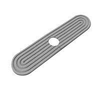 Absorbent Diatomite Faucet Mat 60 x 10cm Quick Drying Stone Sink Tray Splash Guard for Kitchen Sink Countertop Bathroom Prevents Water Splash Moisture Buildup (Light Grey)