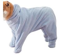 Absorbent dog towel robe - quick drying coral fleece Dog towel after bathing, easy to put on design with full coverage|Suitable for small and medium dogs after the b