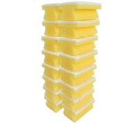 Absorbent Kitchen Dishes Washing Up Sponges, Eco Non-Scratch Dual-Sided, Heavy Duty Hand Grip, All Purpose Kitchen Scourer, Cleaning Tool, Removing Spills, Residue (16pcs White)
