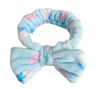 Absorbent Makeup Hairband Bowknot Headband For Women With Soft Plush Lovely Pattern Great For Spas And Pajama Party