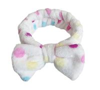 Absorbent Makeup Hairband Bowknot Headband For Women With Soft Plush Lovely Pattern Great For Spas And Pajama Party Spa Headbands