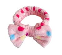 Absorbent Makeup Headband Bowknot Headband Soft Luxury Lovely Pattern for Women Perfect for Spa or Pajama Party Absorbent Headband