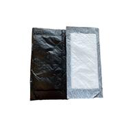 Absorbent Meat Pads Fish and Poultry Foam Tray Pads 40 Grams 4" x 7" (Black, 100)