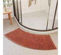 Absorbent Non-Slip Bath Mat, Washable Shaggy Rug for Bathroom & Shower, Soft and Quick-Drying Design for Quadrant Shower Stalls and RVs