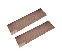 Absorbent step mat for home staircases with slip resistant made from fabric that imitates the look and feel of woven linen material (Beige)