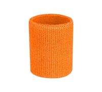 Absorbent Sweat Band 1PC Colorful Cotton Unisex Sport Sweatband Wristband Wrist Protector Gym Running Sport Safety Wrist Support Brace Wrap Bandage(Orange,80x150 mm)