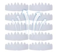 Absorbent Sweatband Insert, No Sweat Hat Liner, Non-Woven Fabric Odor Control Pad for Outdoor Activities Sports Gym Workout Running Hats, 10.35 x 3.9 Inches, 10-Pieces, 43 g