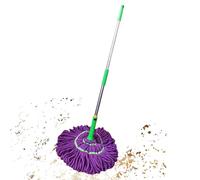 Absorbent Twist Mop PP - 360° Torque Twist Mop With Microfiber | Rotary Self- System | Ideal For Hard Floors, Kitchens Und Large Areas