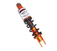 Absorber 280mm 320mm Hydraulic Oil Damper Motorcycle Rear Shock Suspension Rebound Fork Struts Damping Absorbers Double Spring(280mm orange)