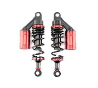 Absorber Accessories 265MM General-Purpose Motorcycle Hydraulic Nitrogen Rear Shock Absorbers Long-lasting Smoother Riding For H-ONDA For Y-AMAHA(265 Black red 1pair)