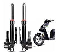 Absorber Accessories 33core 400mm Motorcycle General-Purpose Replacement Damper Hydraulic Front Shock Absorber Pre Load Adjustable For Y-AMAHA CYGNUS-X 3-4(33core 400MM Black)