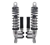 Absorber Accessories RS-2 290mm Motorcycle Suspension Damper Rear Fork Hydraulic Shock Absorber Adjustable For H-ONDA For Suzuki(290mm Silver Black)