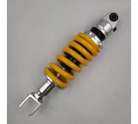 Absorber Suspension 1PCS 12mm 360mm Fork Motorcycle Spring Rear Shock Absorber For Suzuki For Kawasaki CF ATV Modified Parts Motorcycle Air Suspension(Yellow 27mm)