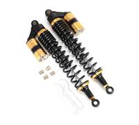 Absorber Suspension 440mm 17.3" Motor Bike Scooter ATV Rear Front Air Shock Absorber Suspension Motorcycle Off-Road Falling Protector Motorcycle Air Suspension(Black Golden)