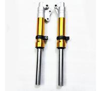 Absorber Suspension One Pair 365mm 26mm Motorcycle Front Fork Shock Absorber Suspension For JOG JOG50 JOG90 50 90 50cc 90cc Motorcycle Damping Device(Yellow)