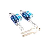 Absorber Suspension Universal Motorcycle 280MM Pair Rear Air Shock Absorbers Suspension ATV Quad Scooter Kart Dirt Sport Bikes Motorcycle Damping Device(Blue)