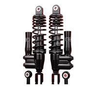 Absorber Universal 305mm-335mm Motorcycle Rear Double Adjust Damping Shock Absorber(335mm Black)