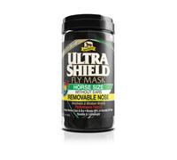 Absorbine UltraShield Fly Mask for Horses - Without Ears and Removable Nose - Horse