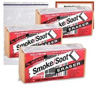 Absorene Smoke Soot Eraser Sponge 3 Pack with Storage Bag and Instruction Card