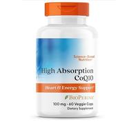 Absorption CoQ10 with BioPeriine, Energy Production, Non-GMO, Gluten Free, 100 mg 60 Veggie Caps