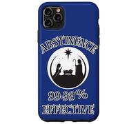 Abstinence 99.99% Effective Baby Jesus Manger Unhinged Humor Case for iPhone 11 Pro Max