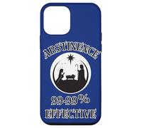 Abstinence 99.99% Effective Baby Jesus Manger Unhinged Humor Case for iPhone 12 mini