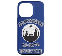 Abstinence 99.99% Effective Baby Jesus Manger Unhinged Humor Case for iPhone 13 Pro