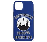 Abstinence 99.99% Effective Baby Jesus Manger Unhinged Humor Case for iPhone 14 Plus