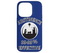 Abstinence 99.99% Effective Baby Jesus Manger Unhinged Humor Case for iPhone 14 Pro