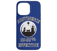 Abstinence 99.99% Effective Baby Jesus Manger Unhinged Humor Case for iPhone 14 Pro Max