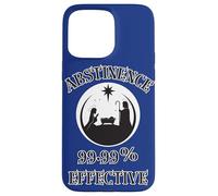 Abstinence 99.99% Effective Baby Jesus Manger Unhinged Humor Case for iPhone 15 Pro Max