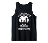 Abstinence 99.99% Effective Baby Jesus Manger Unhinged Humor Tank Top