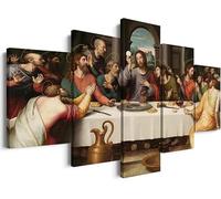 Abstract 5-Piece Wall Picture XXL Canvas Picture Wall Pictures Living Room Home Art Prints Modern Design Poster Wall Decoration 5 Piece Wall Picture Religion of the Virgin Mary Jesus