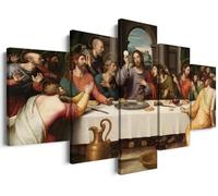 Abstract 5-Piece Wall Picture XXL Canvas Picture Wall Pictures Living Room Home Art Prints Modern Design Poster Wall Decoration 5 Piece Wall Picture Religion of the Virgin Mary Jesus