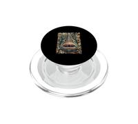 Abstract Animal Art Retro Goblin Shark Portrait PopSockets PopGrip for MagSafe