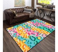 Abstract Animal Leopard Print 3D Carpets For Living Room Home Decoration Bedside Sofa Table Large Kids Play Area Rugs Nonslip Bedroom Floor Mat Entrance Doormat 60 X 90 Cm - Easy Clean -892124662789