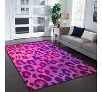 Abstract Animal Leopard Print 3D Printed Carpets For Living Room Bedroom Decor Bedside Sofa Area Rug Home Non-Slip Kids Play Floor Mat 100 X 150 Cm - Polyester Soft Touch Easy Clean -4566839693141