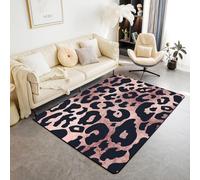 Abstract Animal Leopard Print 3D Printing Large Carpet Living Room Area Carpet Soft Flannel Boy Room Gift Rug Cushion Rug 60 X 90 Cm - Polyester Soft Touch Easy Clean, Stain Resistant -9125837947604