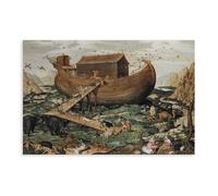 Abstract Animal Noah's Ark Children's Room Poster 3 Canvas Poster Bedroom Decor Landscape Office Room Decor Gift 24x36inch(60x90cm)