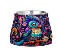 Abstract Animal Penguin Pet Bowl Non Slip Anti Skid Dog Bowls Stainless Steel Stackable Food Puppy Bowl Dishes