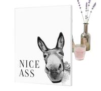 Abstract Animal Poster - Thirty Times Forty Centimeters Canvas Artwork Farm Use, Humorous Illustration Print, Interior Accent Display, Decorative Statement For Toilets Home Year