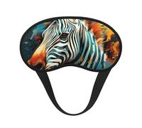 Abstract Animal Zebra Print Adults Soft Washable Eye Mask for Light Blocking Nap Face Sleeping Travel Cover
