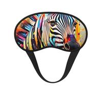 Abstract Animal Zebra Print Adults Soft Washable Eye Mask for Light Blocking Nap Face Sleeping Travel Cover