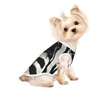 Abstract Animal Zebra Print Dog Shirt Summer Pet T-Shirts Stretchy Cats Dogs Tee Shirt Sleeveless Tank Top Dog Vest
