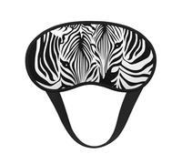 Abstract Animal Zebra Print, Full Eye Covers Light Blocking Eye Masks Blackout Sleep Eye Muffs