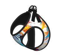 Abstract Animal Zebra Print Harness Leash Set For Cat Dog, Reflective Adjustable Escape-Proof Vest Lead With Soft Breathable Mesh, For Small Pets And Kitten Puppy