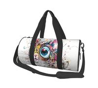 Abstract Animals Travel Duffel Bag Sports Gym Bag, Lightweight Overnight Weekender Bag With Shoes Compartment Yoga Gym Sports Bag For Men Women