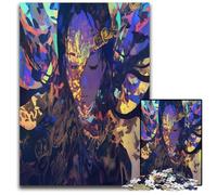Abstract Anime Portrait Jigsaw Puzzles for Adults 1000 Piece Puzzles for Adults Brain Teaser & Home Decor Perfect 1000 PCS(38x26cm)