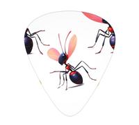 Abstract Ant Printed pick set - 12 pieces, thin, medium and thick guitar picks, suitable for guitar, bass, electric guitar and ukulele